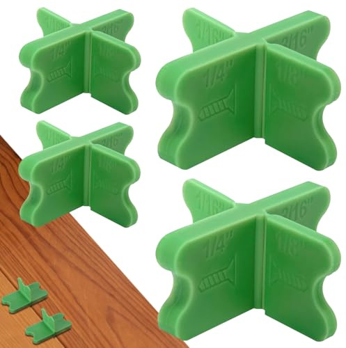 Patio Spacers, Set of 4, Adjustable Spacer Set with Adjustment Tool, Household Hardware Accessories for Flooring Installation, Outdoor Construction,