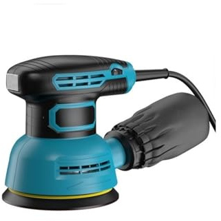 FHRKA Máquinas de Pulido de Coches 5, pulidora excéntrica eléctrica de 300W con Velocidad Variable para Lijado de Madera y Pintura automotriz