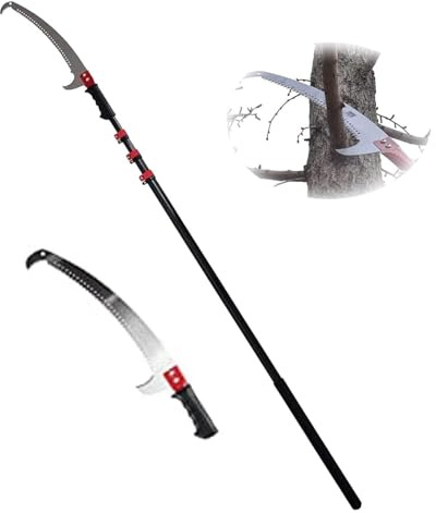 Pole Pruning Saw, Telescopic Tree Pruner, Long Reach Pole Pruning Saw, Extendable Tree Pole Pruner, Manual Tree Branches Pruner