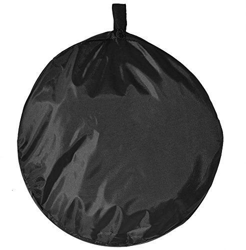 60x90cm 5 in 1 Riflettore Fotografico Portatile Pieghevole, Diffusore Luce per Studio, Oro Argento Bianco Nero Traslucido - Alta Qualità, Telaio in Acciaio Flessibile, Facile da