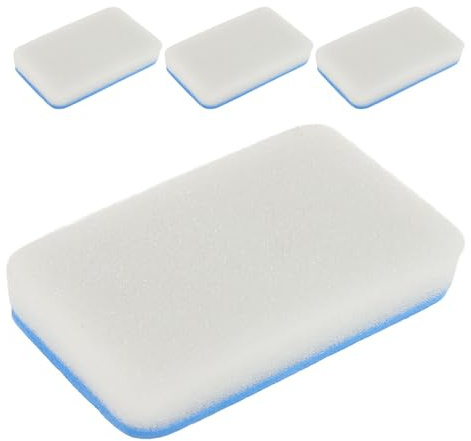 Toddmomy 4 Esponjas Limpiadoras de Tenis de Mesa, Esponja de Limpieza Eva para Palas, Cuidado Seguro Abrasión, Kit Compacto para Mantenimiento y Limpieza en Juegos y Torneos
