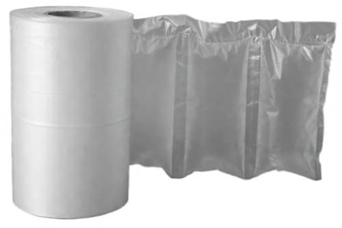 EWIG Bobina de Cojines de Aire, 120x200mm, 300 Metros cojin aire embalar, HDPE Reciclado, Almohada aire Transparente, burbuja para Relleno y Protección de Envíos