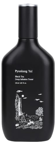 [PKY] Pyunkang Yul Black Tea Deep Infusion Toner gegen Hautalterung, Feuchtigkeitsspendender Toner zur Pflege feiner Linien und für straffere Gesichtshaut, ohne Reizung, koreanische Hautpflege 130ml
