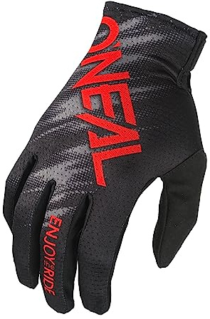 O'NEAL | Fahrrad- & Motocross-Handschuhe | MX MTB DH FR Downhill | Passform für maximalen Komfort, Luftdurchlässiges Material | Matrix Glove VOLTAGE V.24 | Erwachsene | Schwarz Rot | Größe M