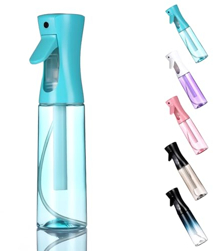 WOODFIB Spray Bottle for Hair, Continuous Fine Mist Water Spray Bottle, Empty spray Bottles for Salon, Plants, Pets, Home Cleaning - 300ml