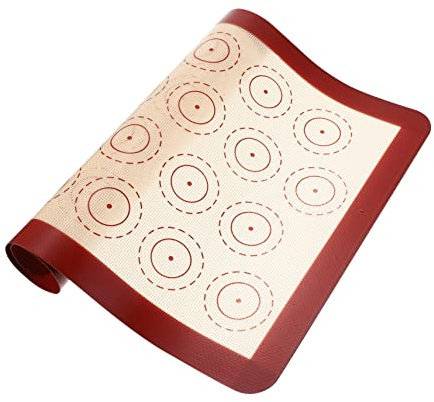 Cabilock Tappetino Da Forno in Silicone Teglia Per Macaron Tappetino Da Forno Antiaderente
