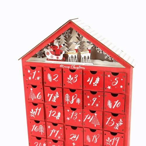 Les Folies Gioielli - Calendario de Adviento 2024 con forma de casa de Navidad - Colección de plata 925