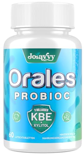 Probiótico Oral 11 Mil Millones de UFC para la Flora Oral, Pastillas Probióticas 7 en 1 con BLIS K12 y M18, Sin Azúcar, Sabor a Menta Natural (60 Unidad (Paquete de 1))