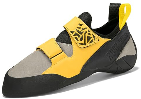 Blissbuilt Rock Climbing Shoe,Men's Women's Teenagers Climbing Shoes,Indoor Beginners Entry-Level Climbing Shoes,Compact Lightweight Non-Slip Bouldering Shoes