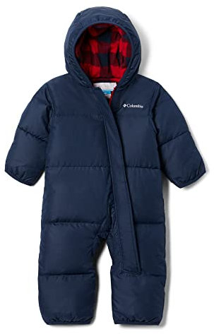 Columbia Unisex Kids Snuggly Bunny Bunting, Snowsuit Romper, Collegiate Navy, Size 18/24