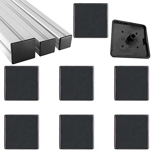 HJYZY 4040 series European Standard Standard Plastic Square Aluminum Extrusion End Cap Black 40x40mm 35pcs