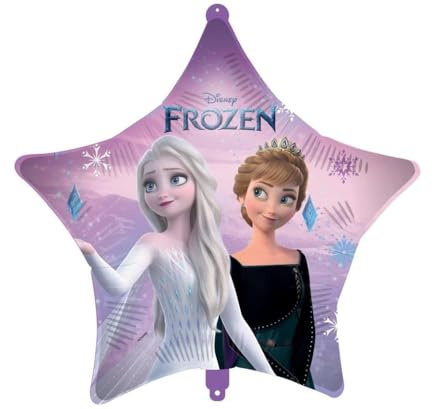 Palloncino Stella Frozen II Elsa e Anna 18-46cm, 1pz.