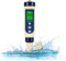 PH Meter Elettronico, 5-in-1 PH/TDS/EC/Salinità/Temperatura Tester di Qualità Acqua, LCD Verde Retroilluminazione Tester di Qualità dell'acqua per Acquario/Idropone/Acqua Potabile/Piscina/Stagno