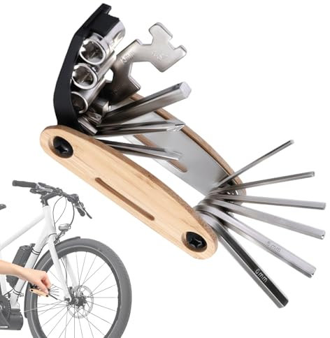 Fahrrad-Reparaturwerkzeug-Set, Multifunktions-Fahrrad-Werkzeug, 1 Fahrrad-Zubehör, Fahrrad-Wartungs-Multiwerkzeug, Fahrrad-Kettenreparaturwerkzeug, einfaches Fahren auf der Straße, Reisen, Notfälle