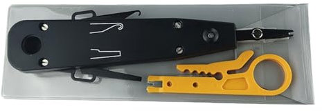 110 Wire Cutter Telecoms Pliers Punching Down Tool for Rj45 Telephone Networking Cable Module Patches Panel