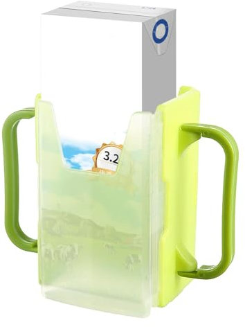 Porte-Boîte À Lait - Pas De Support De Boîte À Lait À Pression | Longueur Réglable No-Squeze Tup Porte-Tasse Pour Les Cartons De Lait, Porteuse De Sacs À Jus De Déversement Portable | Idéal Pour La Ma