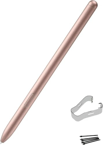 Lixiongbao Galaxy Tab S7 Penna di input sostitutiva per Samsung S Pen EJ-PT870 per Samsung Galaxy Tab S7 / S7+, Tab S7 S Pen con 5 punte gratuite (Oro)