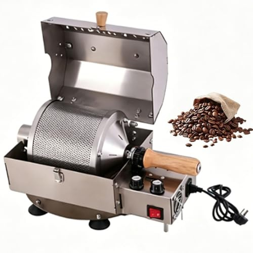Torrefazione da caffè 500 g, macchina in acciaio inox per arrostire noci e cereali, ideale per bar e uso domestico