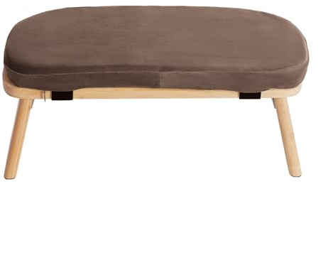 KIGNIEK Banc de méditation, chaise de méditation, tabouret de méditation, pliable, en bambou, avec coussin en coton, capacité de charge de 180 kg, idéal pour la méditation et la prière