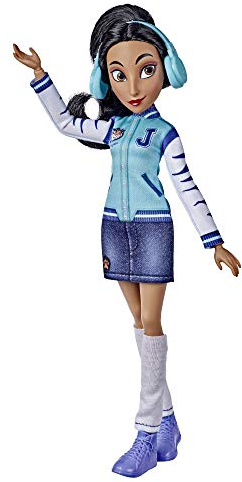 Hasbro Disney Prinzessinnen Disney Prinzessin Comfy Squad Jasmin Modepuppe zum Film Chaos im Netz, Puppe im Freizeit-Outfit für Mädchen ab 5 Jahren, N/A