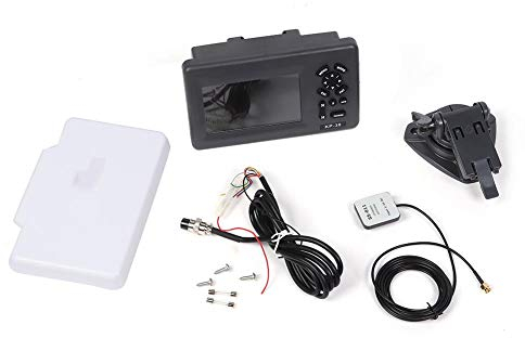 GPS Kartenplotter Boot Marine Navigator, 5 Zoll Farb-LCD IPX5 Wasserdichter Satellitennavigator für Boote