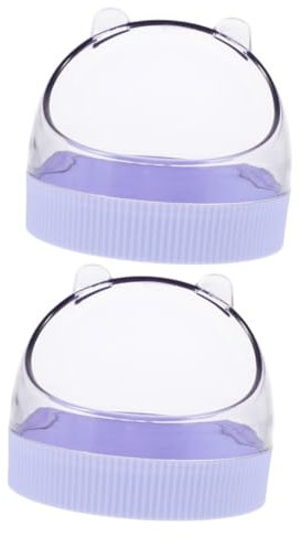 Amosfun 2st Futternapf Für Kleintiere Chinchilla-schüssel Futternapf Für Meerschweinchen Hamsterschale Zwerghamsterfutter Igel Wassernapf Für Hamster Welpe Lieferungen Acryl Haustier
