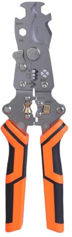 20,3 cm multifunktionale Abisolierzange, faltbare Abisolierzange, professionelle Elektrikerzange, Kabelabisolierung