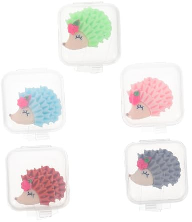 Veemoon Lot de 5 Porte-Aiguilles Hérisson Magnétique Multifonction, Accessoires de Broderie Colorés, Compact et Portable, pour Couture et Point de Croix, Usage Quotidien et Présent