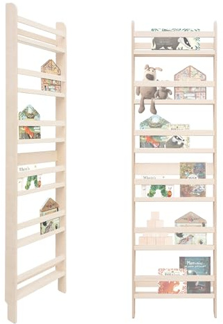 MAMOI® Estantería Infantil de Tablero de Madera Multicapa – Caja para Libros, estantería para niños, estantería para habitación Infantil, Banco para Libros, Estante de Pared