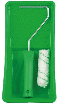 LINEA NATURA® – Set di rulli per verniciatura | Microfibra tessuta | con vaschetta per vernice e staffa