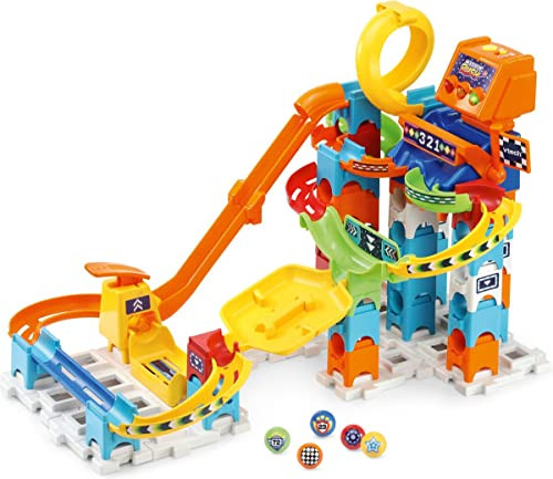 VTech 80-519323 Marble Rush Racing Set Electronic M200E - Lernspielzeug - mit Licht- und Soundeffekten - 4 bis 8 Jahre