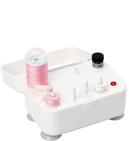 Bobinadora Eléctrica, Bobinadora Portátil Simple para Máquinas de Coser, Bobinadora Automática Industrial Eléctrica para el Hogar, Herramienta de Bobinado de Costura