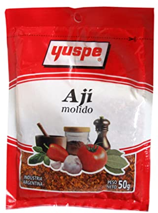 Aji Molido Yuspe - Especial Empanadas - 2 Sobres de 50 Grs cada uno - Total 100 grs