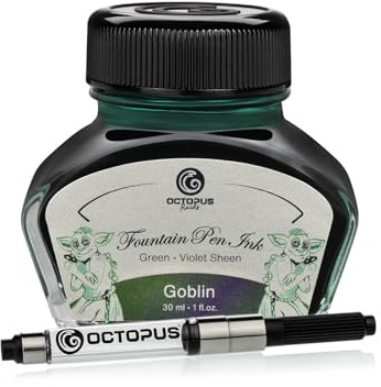 Octopus Fluids reservoarbläck med converter, Goblin, grön, 30 ml