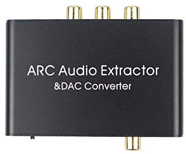 MINLIU Estrattore HDMI ARC e convertitore DAC 192 KHz audio supporta audio digitale HDMI a stereo analogico RCA L/R coassiale SPDIF