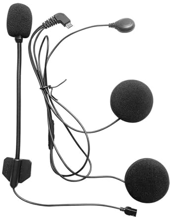 Cuffie a 5 pin microfono altoparlante auricolare cavo per citofono moto, per Freedconn nuova TCOM-SC/TCOM-VB Moto Casco Bluetooth interfono Intercom (cuffie a 5 pin)