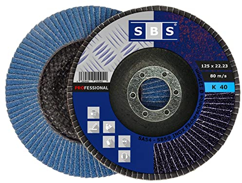 10 discos abrasivos laminados de 125 mm de diámetro, color azul o marrón, discos abrasivos