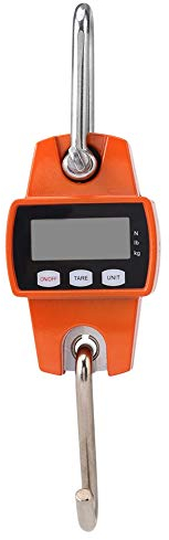 300kg Federwaage Mini Waage tragbare LCD Digital elektronische Edelstahl Haken hängende Gewicht Kran Waagen