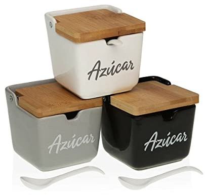 Azucarero Versa 8,8 x 10,3 x 8,8 cm Cerámica