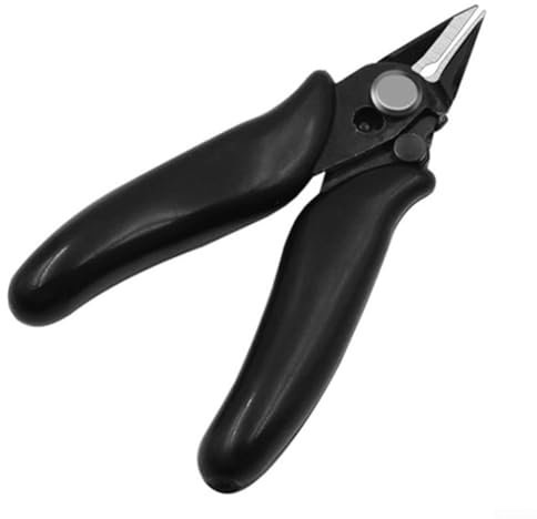 Solaughguy Pinze diagonali professionali per taglio di cavi, impugnature isolate per una comoda maneggevolezza, taglierina di precisione per cavi elettrici, pinze da taglio laterali