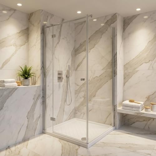 Piatto doccia quadrato 72x72 cm scarico laterale – Gemma 2 | Ceramica Dolomite