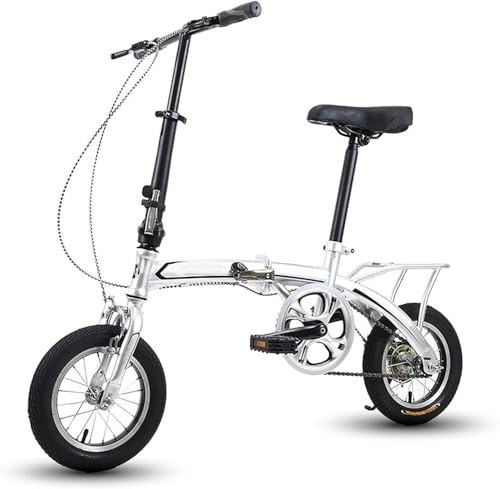 Kcolic Vélo Pliant 12 Pouces, Vélo Ville Compact, pour Étudiants Et Adultes, Mini Vélo Pliant Léger pour Travail A,12inch