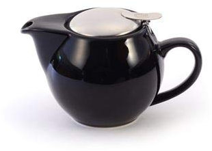 Kanne Saara Porzellan, schwarz 0,5 l