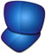 Saucer Lentes de repuesto prémium para gafas de sol Oakley Holbrook OO9102, Azul medianoche polarizado, Talla única