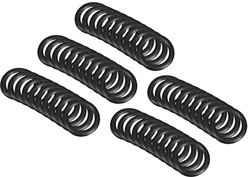QUARKZMAN Nitrile Gomma O-Ring 13mm x 9mm x 2mm Guarnizioni di Tenuta Anelli Rubinetti Rotondo Guarnizione Rondella per Rubinetto Idraulica Riparazione Sigillatura Connessione, 50 Pezzi