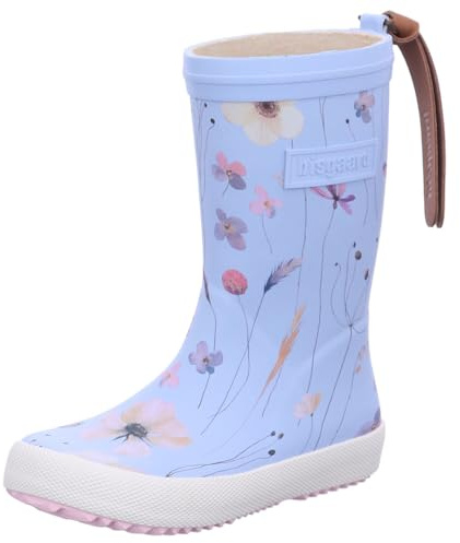 Bisgaard Bottes de pluie tendance unisexes pour enfant, Fleurs de lavande, 30 EU