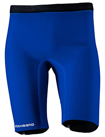 Rehband Thermal Pants, 1.5mm Neoprene Compression Underwear Men, Stabilizes Muscles During Sports Like Football & Fitness, Colour:Blue, Size:Large