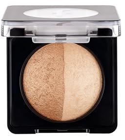 Flormar Polvere rossore al forno – Blush altamente pigmentato con luccichio naturale – Blush a lunga durata per tutte le pelli – Texture morbida e doppio oro