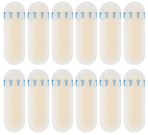 Fersenblasenwiederherstellung, 12 Stück Wasserdichte Blistereinlagen, Multifunktionales Schmerzmittel, Verschleißfest Im Freien (Langer Streifen)