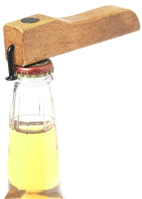 Begoon Flaschenöffner Nagel & Holz - Flaschenöffner Holz & Nagel - Bier - Orignal und Eco, BE8062